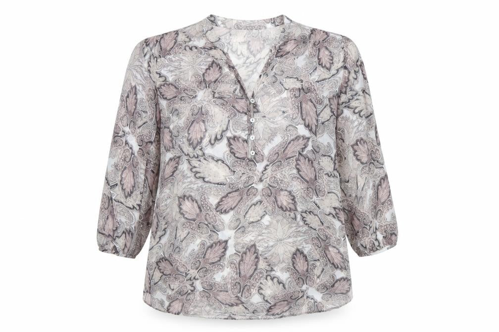 Wallis Women’s Multicoloured Paisley 3/4 Sleeve Blouse Size 14