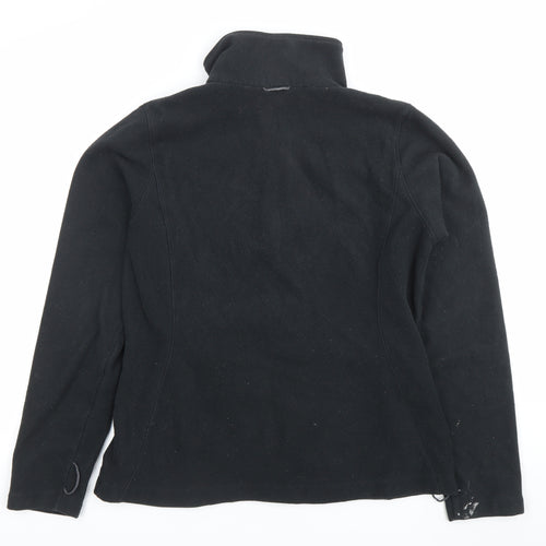 Columbia Women’s Black Fleece Jacket Size M Full Zip Outdoor