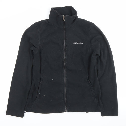 Columbia Women’s Black Fleece Jacket Size M Full Zip Outdoor