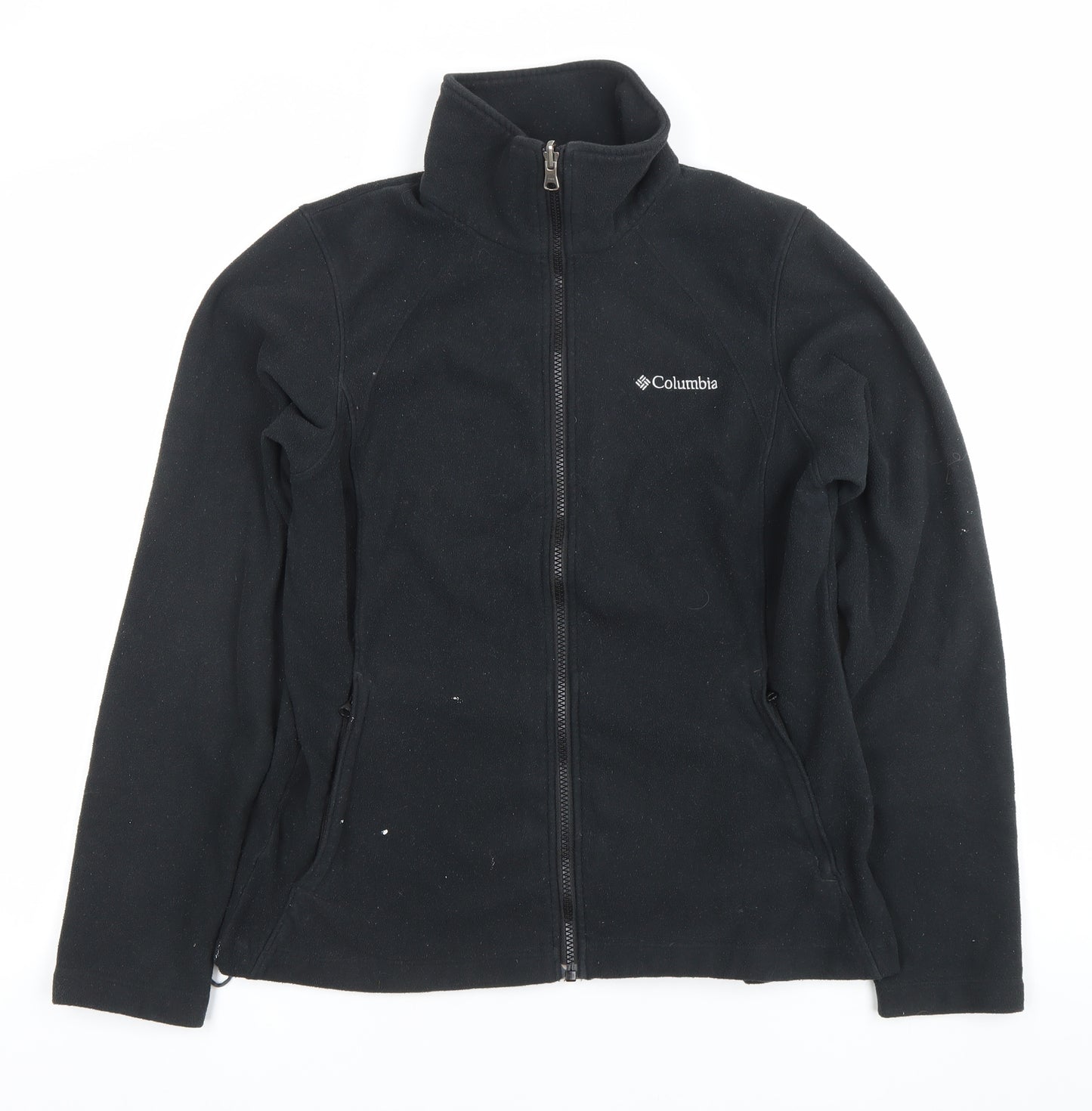 Columbia Women’s Black Fleece Jacket Size M Full Zip Outdoor