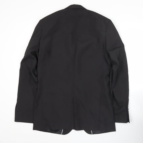 Cedar Wood State Men’s Black 36R Regular Fit Blazer Jacket