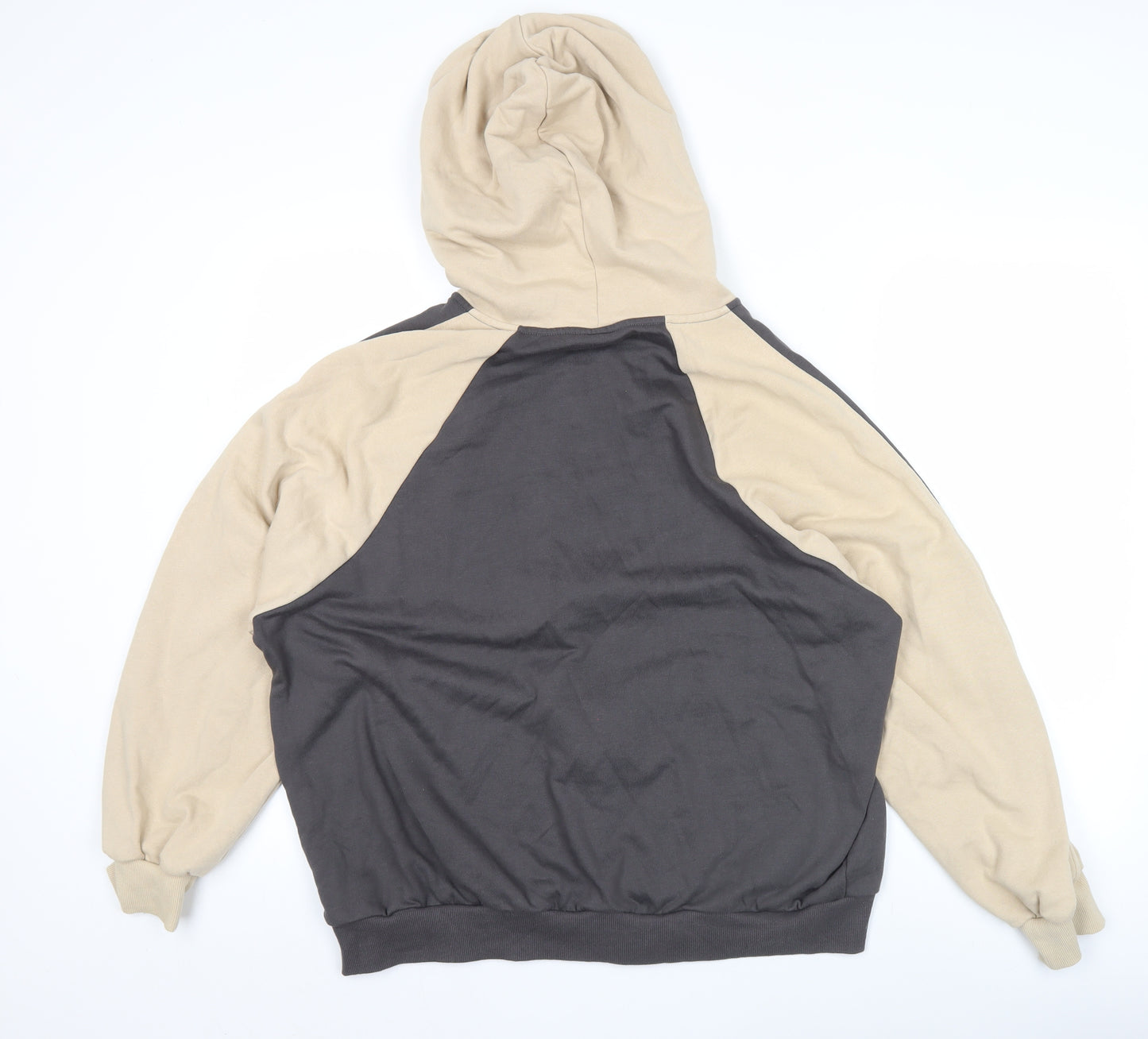 Dazy x StarSeries Men’s Beige Black Full Zip Hoodie M