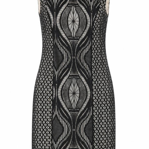 Wallis Women’s Black Lace Sheath Dress UK 10 Knee Length Party