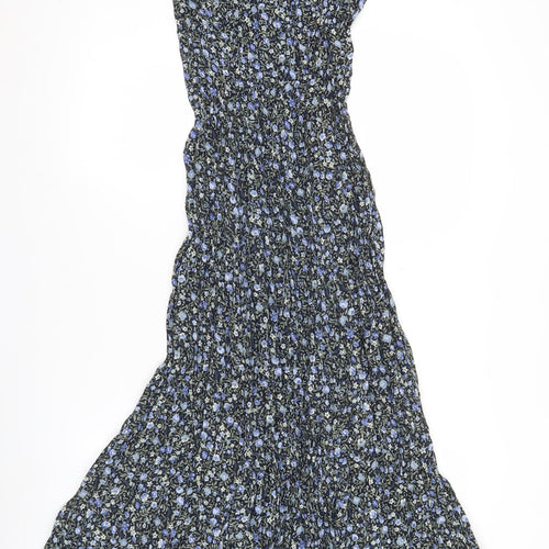 Marks and Spencer Womens Retro Floral Slip Midi Dress Size 8
