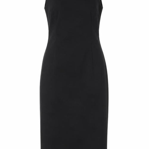 LCW Casual Women’s Black Sheath Knee Dress S Sleeveless Work Party