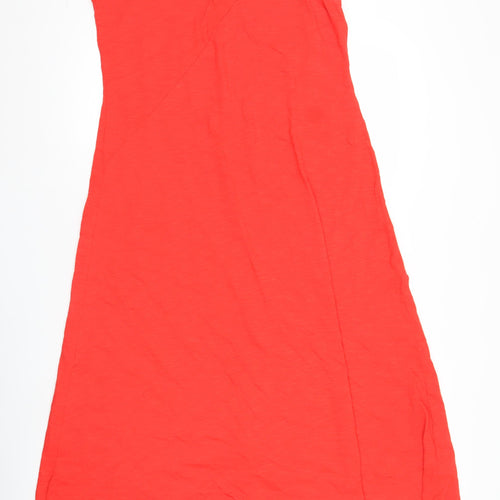 Marks and Spencer Women’s Red Size 14 Slip Dress Sleeveless Summer