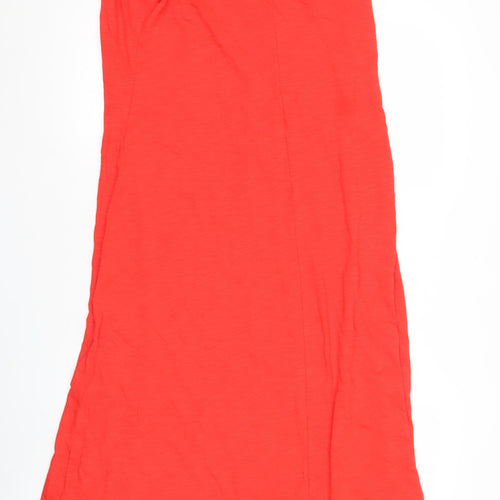 Marks and Spencer Women’s Red Size 14 Slip Dress Sleeveless Summer