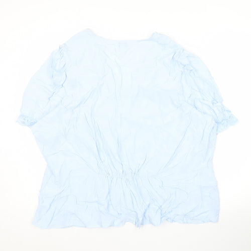 Marks and Spencer Women’s Blue Viscose Tunic Blouse Size 24