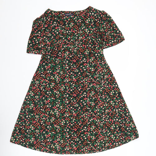Marks and Spencer Women’s Multicoloured Floral A-Line Dress Size 10