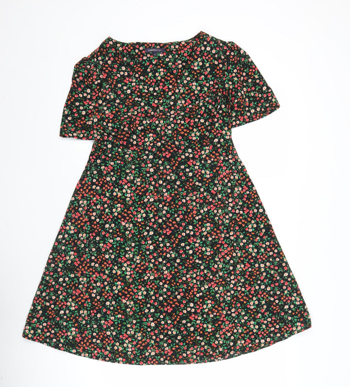 Marks and Spencer Women’s Multicoloured Floral A-Line Dress Size 10