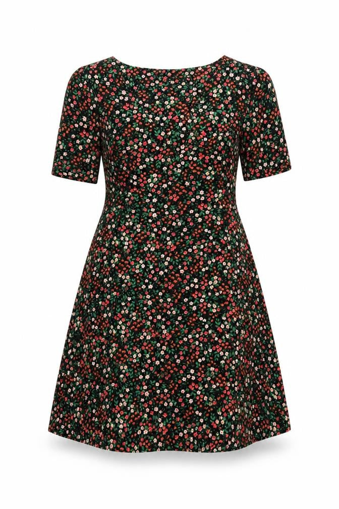 Marks and Spencer Women’s Multicoloured Floral A-Line Dress Size 10