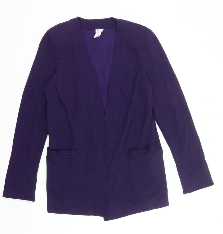 Weekenders Women’s Purple Cardigan Knit Long Sleeve Size S