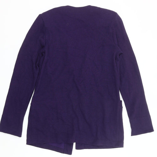 Weekenders Women’s Purple Cardigan Knit Long Sleeve Size S
