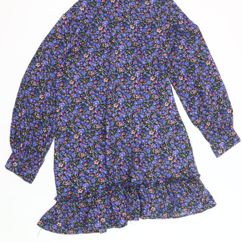 Boohoo Women’s Multicoloured Floral Shift Dress UK 18 Plus