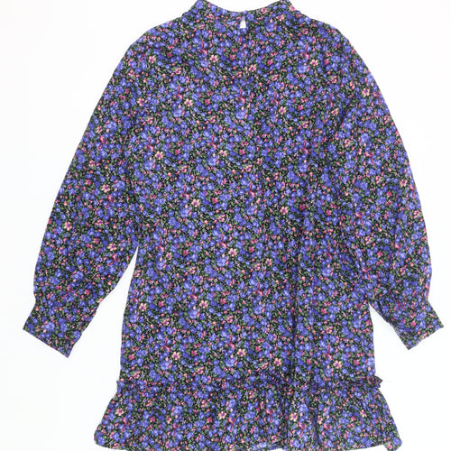 Boohoo Women’s Multicoloured Floral Shift Dress UK 18 Plus