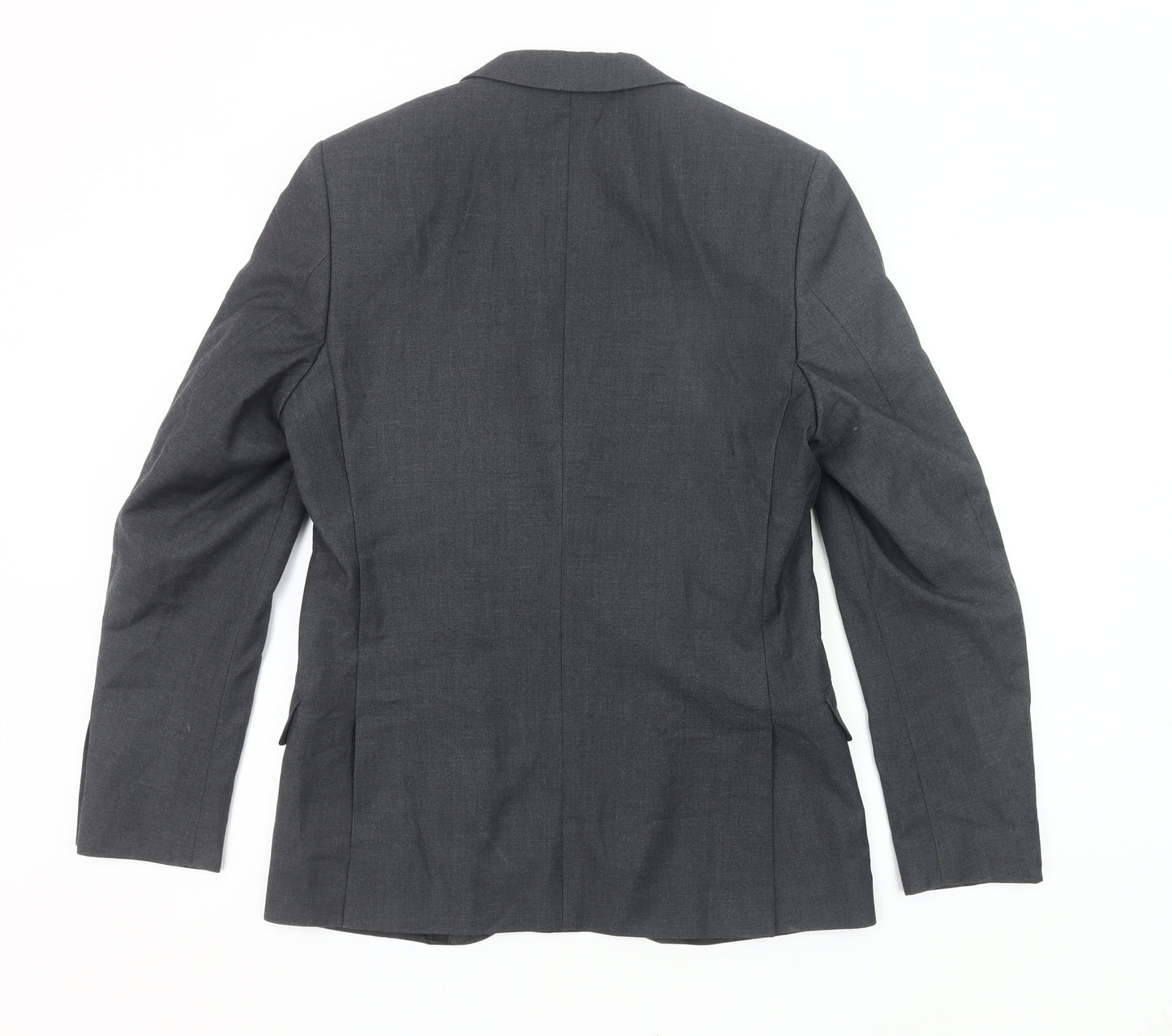 New Look Men’s Grey Blazer Jacket 36R Regular Fit Single Breasted
