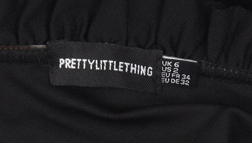 PrettyLittleThing Women’s Black Size 6 Bodycon Mini Dress