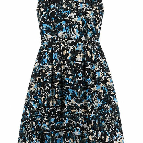 Great Plains Women's Multicoloured XS Fit & Flare Knee Length Sleeveless Dress