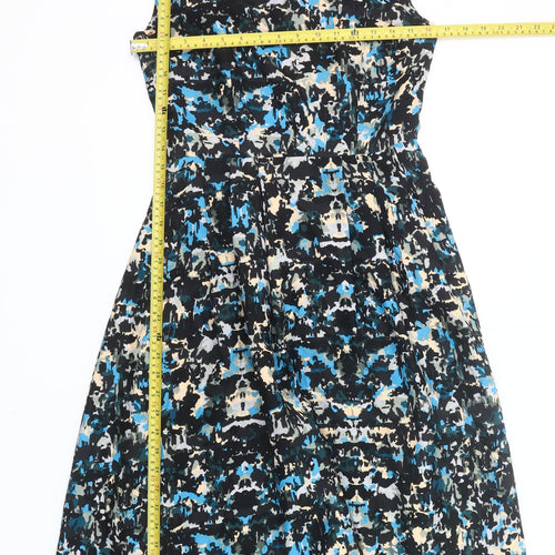 Great Plains Women's Multicoloured XS Fit & Flare Knee Length Sleeveless Dress