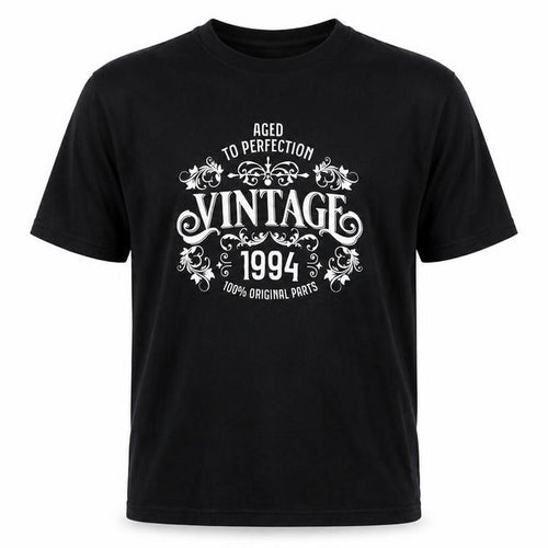 Gildan Men’s Black Medium Vintage 1994 Birthday Graphic T-Shirt