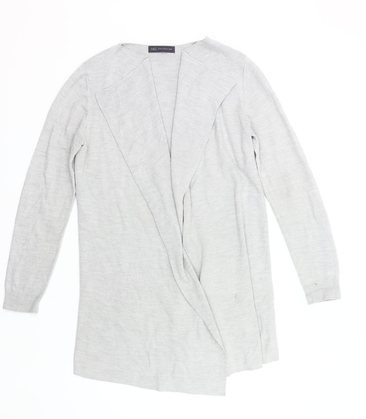 Marks and Spencer Women’s Grey Knit Open Cardigan M