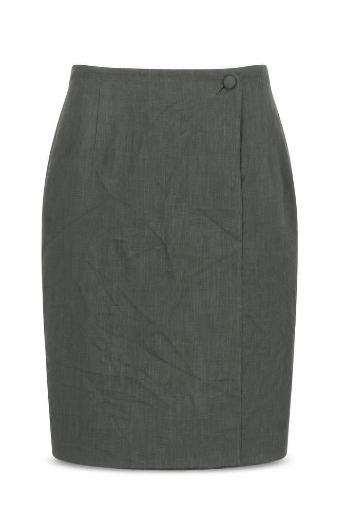 Marks and Spencer Women Green Size 14 Pencil Skirt Knee Length Workwear