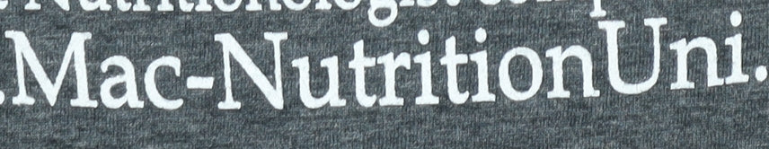 Gildan Men’s Grey MNU Funny Nutrition University Graphic T-Shirt Size S