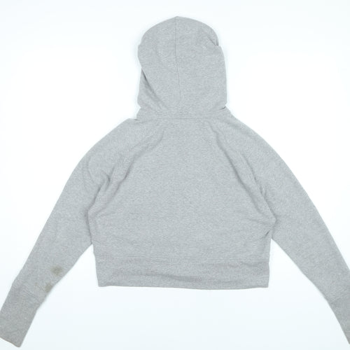 Victoria's Secret PINK Womens Grey XS Full Zip Hoodie Sweatshirt