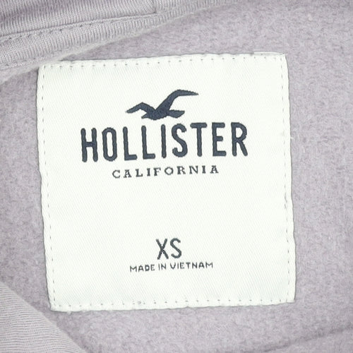 Hollister Men’s Purple Hoodie XS Pullover Malibu Graphic Print