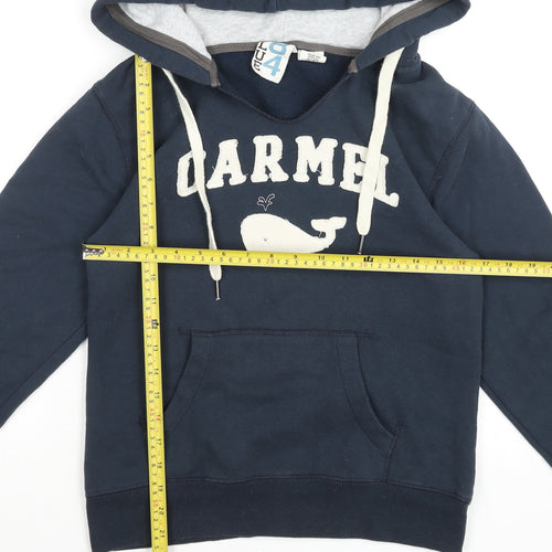 Blue 84 Women's Navy Pullover Hoodie Sweatshirt Size S Carmel Logo