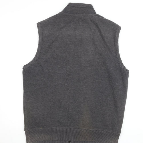 Marks and Spencer Men’s Grey Waistcoat Bodywarmer M 38-40" Cotton Blend