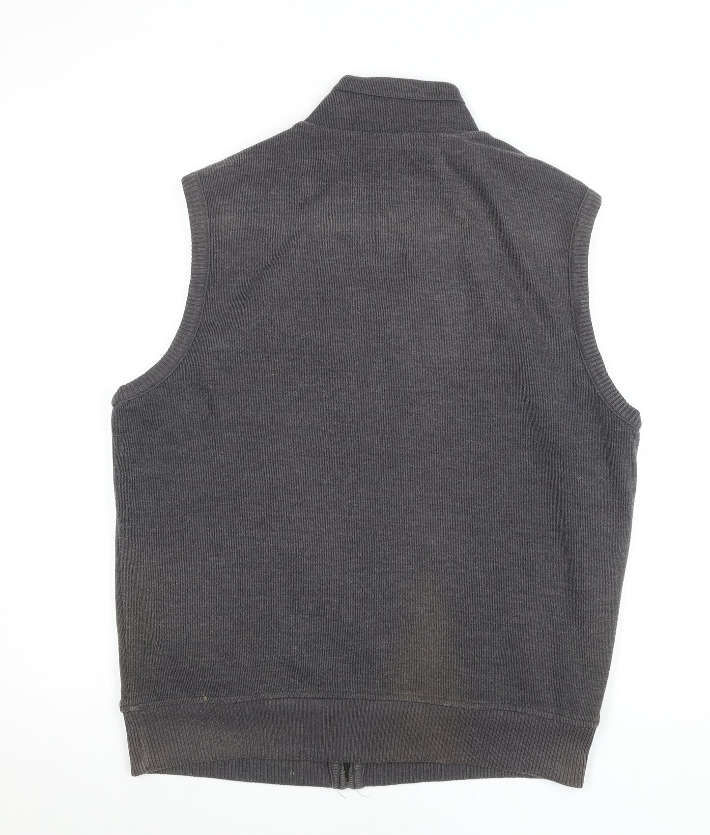 Marks and Spencer Men’s Grey Waistcoat Bodywarmer M 38-40" Cotton Blend