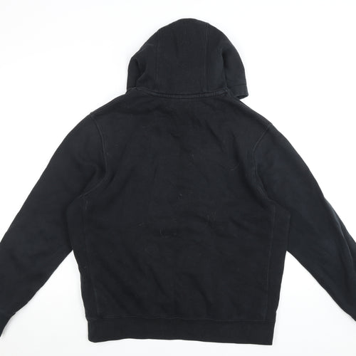 Nike Men's Black Pullover Hoodie Medium Regular Fit Fleece
