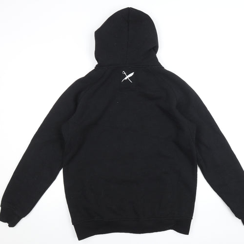 TOBEFRANK Men’s Black Full Zip Hoodie Size M Logo Graphic