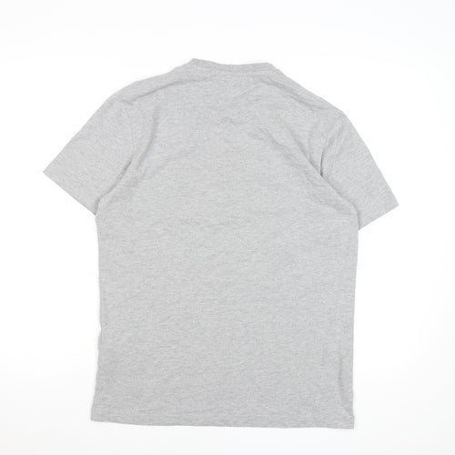Original Penguin Men's Grey Medium Logo Graphic T-Shirt Cotton Blend