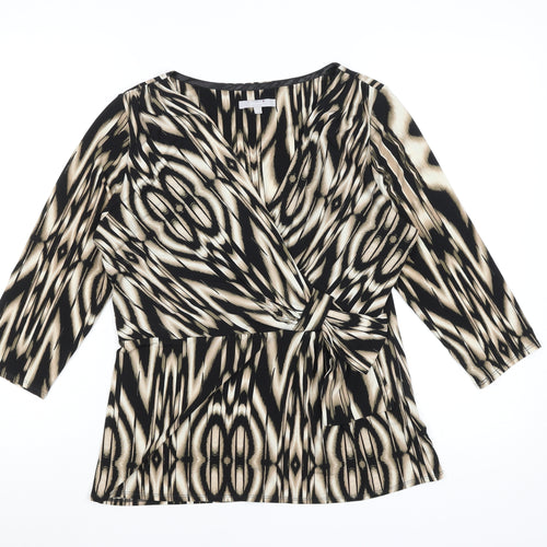 Marks and Spencer Per Una Women’s Multicoloured Wrap Blouse Size 14