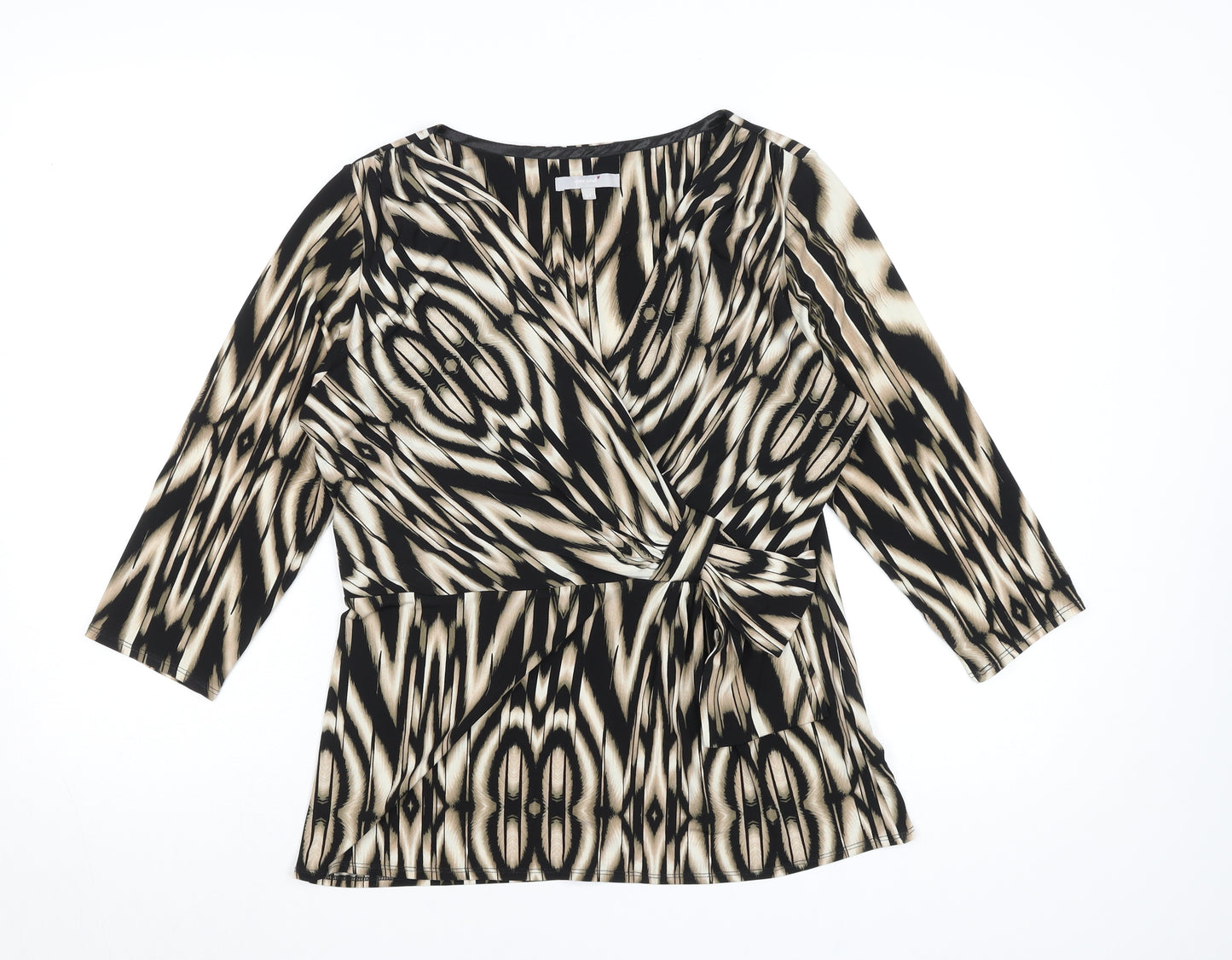 Marks and Spencer Per Una Women’s Multicoloured Wrap Blouse Size 14