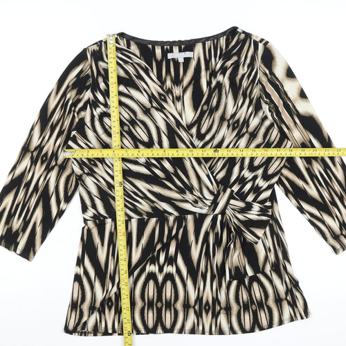 Marks and Spencer Per Una Women’s Multicoloured Wrap Blouse Size 14