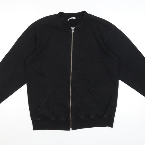 Marks and Spencer Women’s Black Jacket S Basic Zip Casual