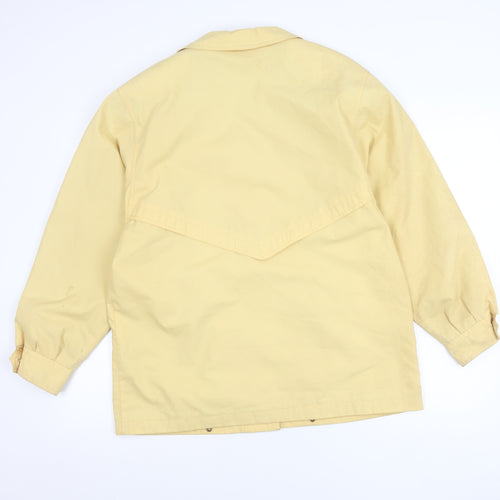 Dannimac Womens Beige Rain Jacket Coat M Mid Length Button Up