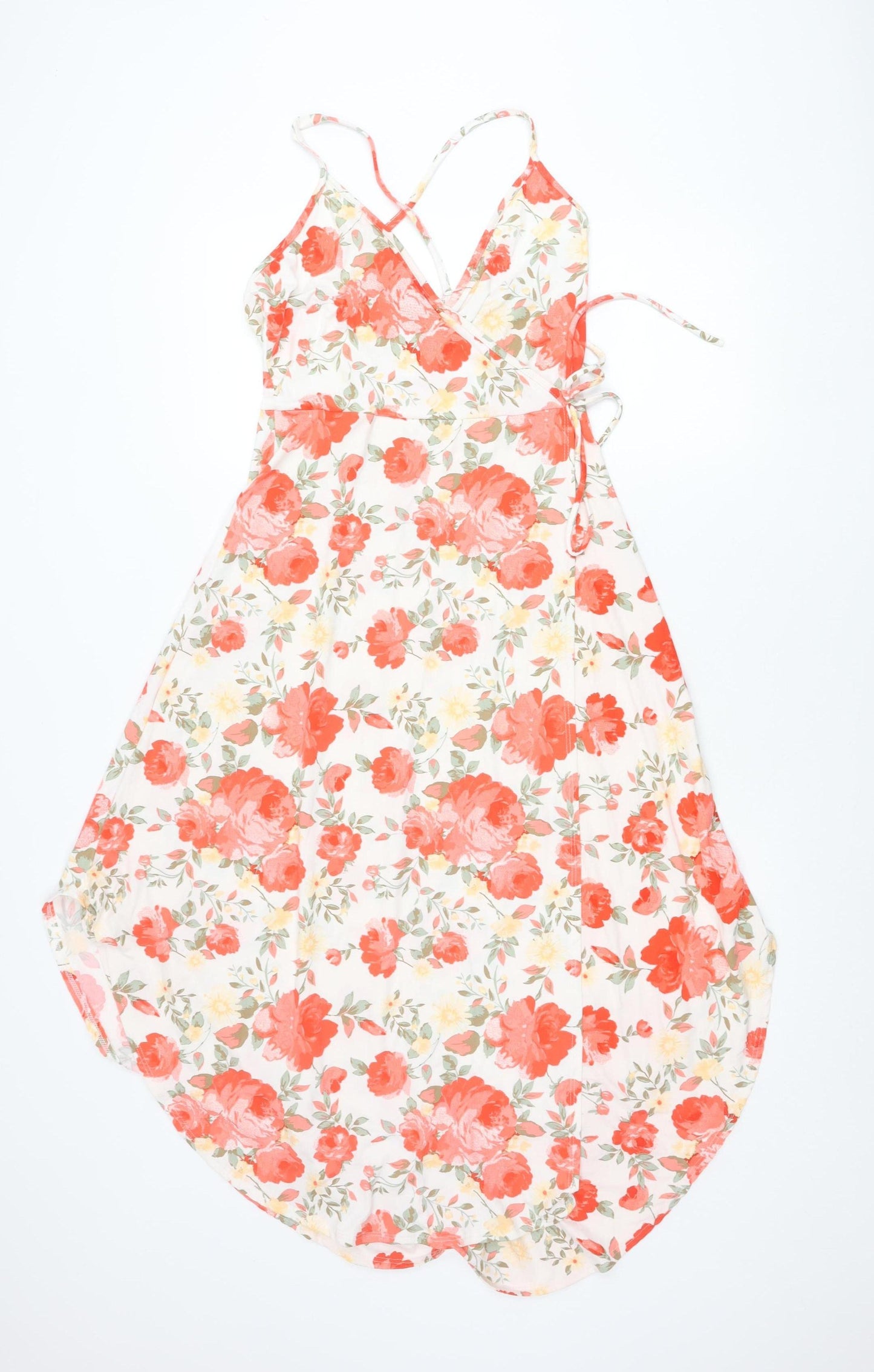 Caution to the Wind Womens Multicoloured Floral Slip Dress M