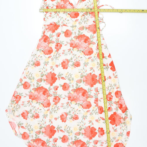 Caution to the Wind Womens Multicoloured Floral Slip Dress M