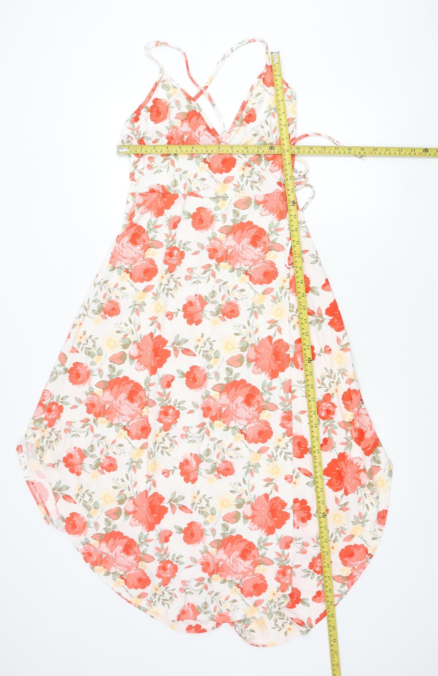 Caution to the Wind Womens Multicoloured Floral Slip Dress M