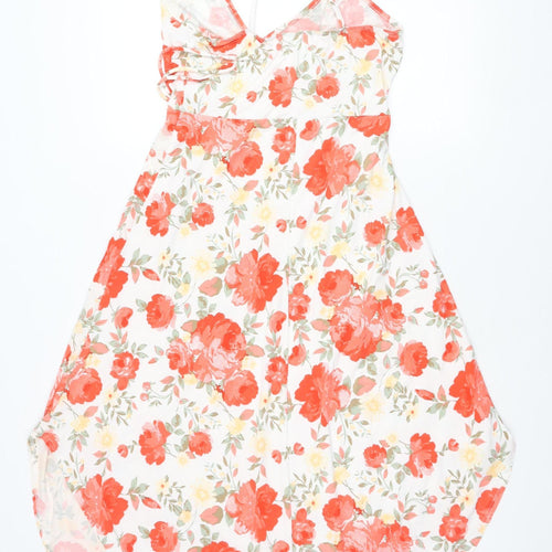 Caution to the Wind Womens Multicoloured Floral Slip Dress M
