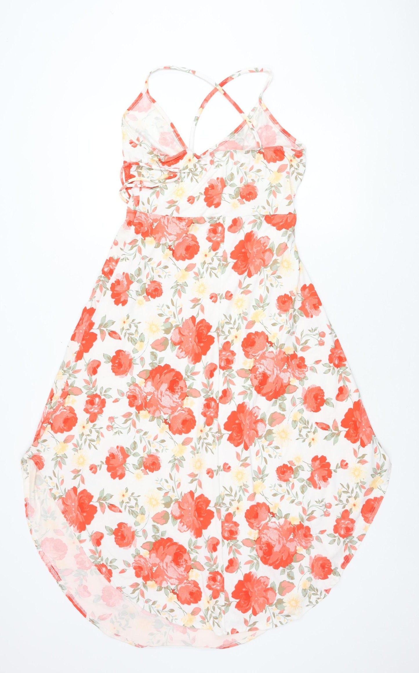 Caution to the Wind Womens Multicoloured Floral Slip Dress M
