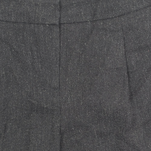 Marks and Spencer Men's Black Pleated Trousers M Regular Fit