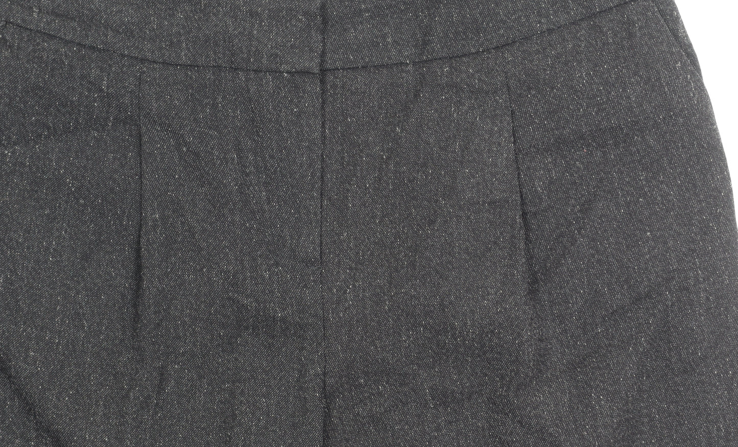 Marks and Spencer Men's Black Pleated Trousers M Regular Fit