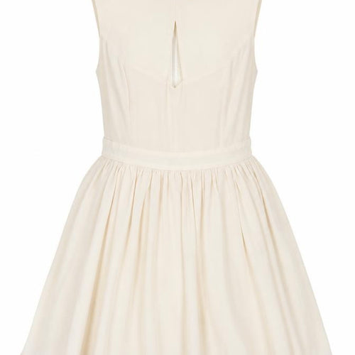 Oasis Girls Ivory Fit & Flare Sleeveless Lace Party Dress Size 12