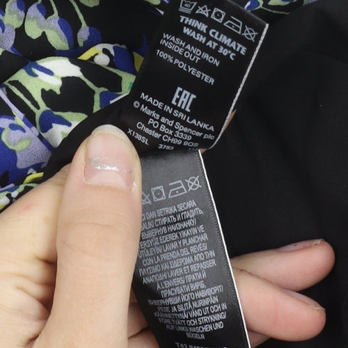 Marks and Spencer Women’s Multicoloured Floral Wrap Dress Size 14