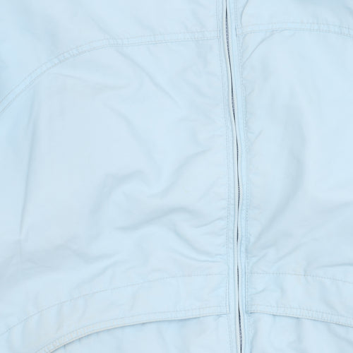 Killer Loop Womens Blue Hooded Puffer Jacket Size M Regular